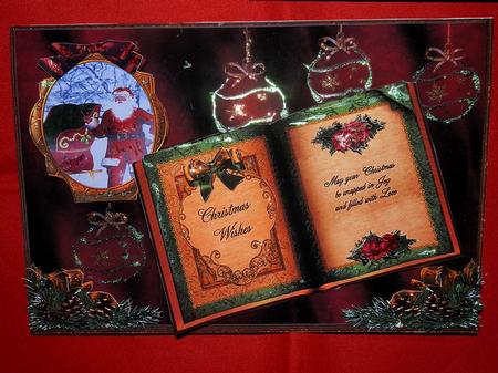 Christmas Book Topper by Julie McGregor