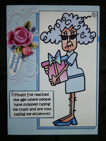 Stella is Eccentric Quick Card by Julie McGregor