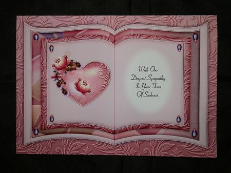 Dusky Pink 1 - Deepest Sympathy - Book Sheet by Julie McGregor