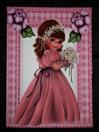 Little Flower Girl in Pink by Julie McGregor