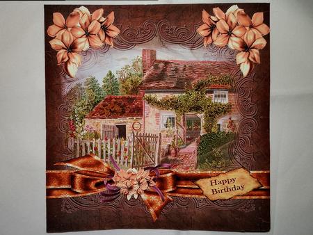 Male Card Vintage Cottage by Julie McGregor