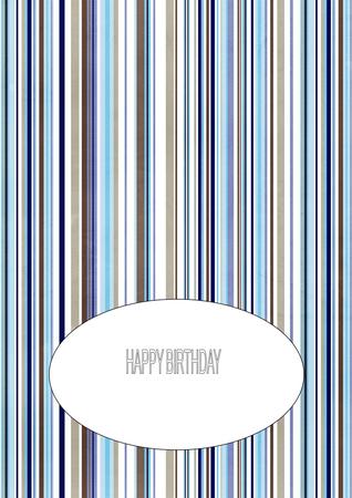 Stripes Blue Insert 2 by Julie McGregor