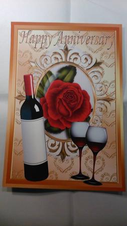 Red Wine, Red Rose, for an Anniversary by Julie McGregor