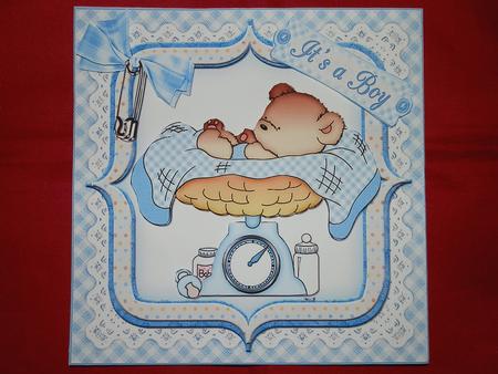 Cute Baby Boy Weighs In by Julie McGregor