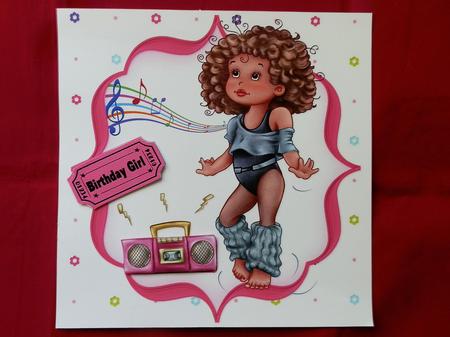 8x8 Dance Star Birthday Girl Mini Kit by Julie McGregor
