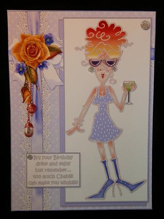 Rita Enjoy Your Birthday Quick Card by Julie McGregor