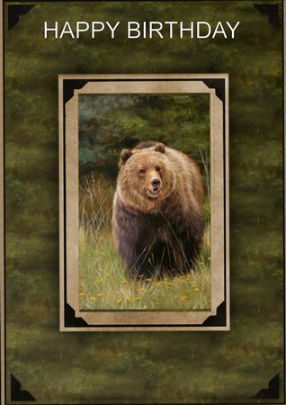 Bear Quick Card by Julie McGregor