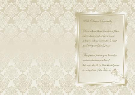 Deepest Sympathy Insert by Julie McGregor