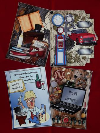 Male Card Toppers Bumper Kit by Julie McGregor