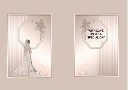 A Beautiful Bride Blank Insert by Julie McGregor