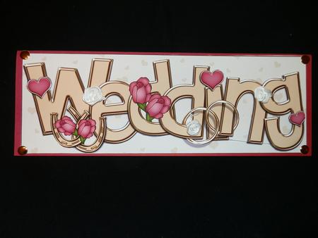 Large Dl Wedding 3D Decoupage by Julie McGregor