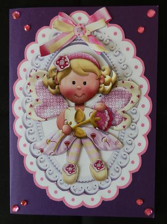 Little Faerie with a Flower by Julie McGregor