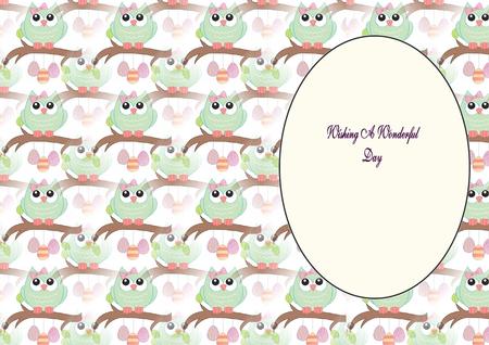Easter Owl Insert 2 by Julie McGregor