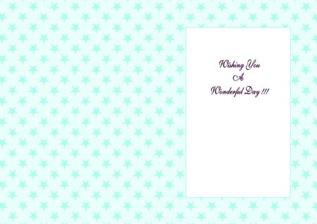 Teal Stars A5 Insert by Julie McGregor