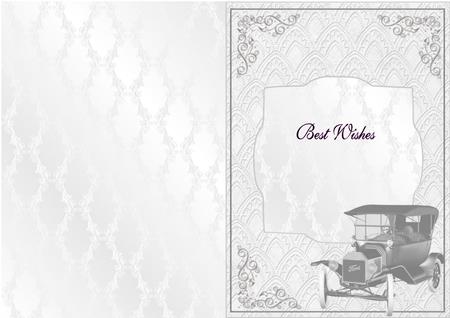 Insert to Match Vintage Car Wedding Couple by Julie McGregor