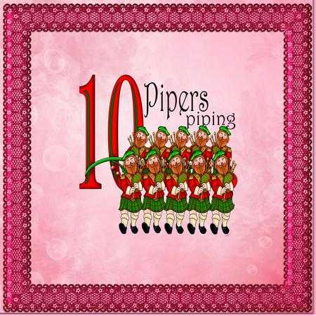 Pretty Pink 8'' Square Insert by Julie McGregor