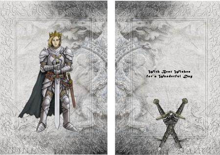 Medieval Knight Insert by Julie McGregor