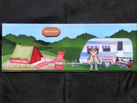 Male Card Large Dl Caravan Time by Julie McGregor