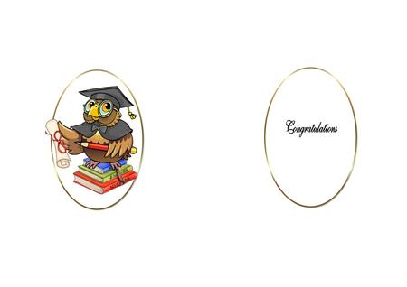 Graduation Owl Insert by Julie McGregor