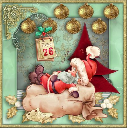 Santa's All Done Mini Kit by Julie McGregor