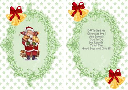 Love You Santa A5 Insert by Julie McGregor