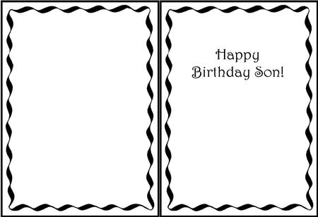 Plain and Simple Insert - Birthday Dad by Julie McGregor