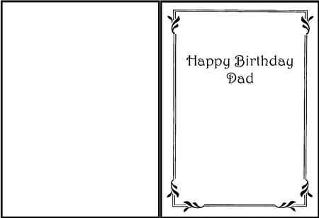 Plain and Simple Insert - Birthday Dad 2 by Julie McGregor