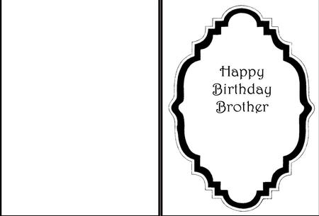 Plain and Simple Insert - Brother Birthday 1 by Julie McGregor