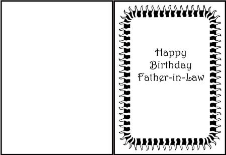 Plain and Simple Insert - Father in Law Birthday 1 by Julie McGregor