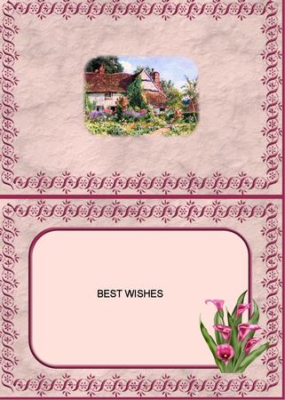 Vintage Cottage with Cala Lilies Insert by Julie McGregor