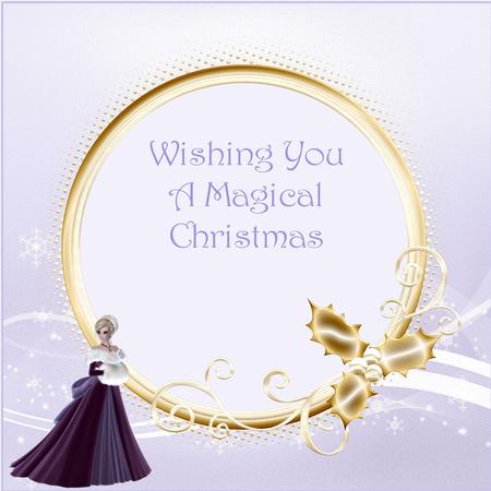 8x8 Magical Christmas Lady Insert by Julie McGregor