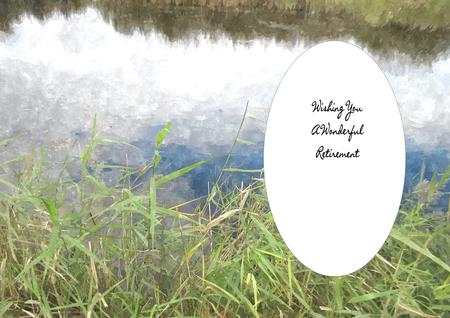 Lakeside Watercolour Background by Julie McGregor