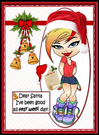 Teen Diva Letter to Santa by Julie McGregor
