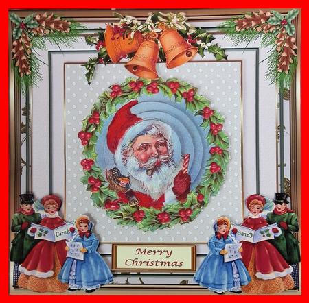 Warmest Wishes Vintage 8x8ins Mini Kit by Julie McGregor