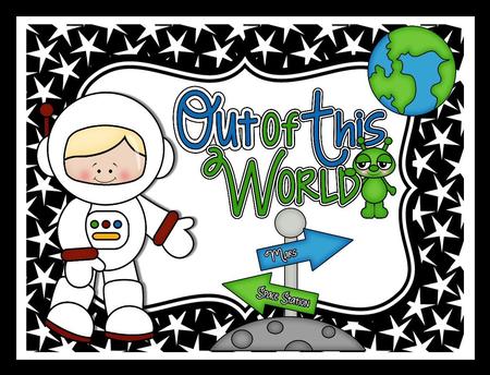 Out of This World with Astronaut in Star Frame by Julie McGregor