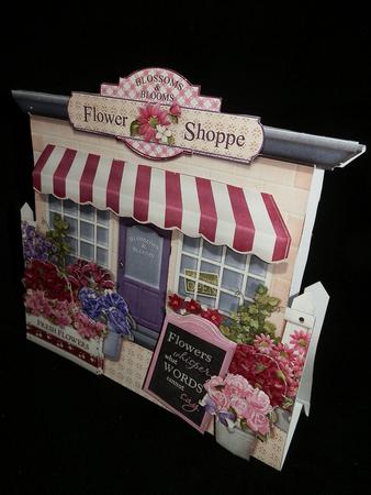 Flower Shop Shaped Card & Decoupage Kit by Julie McGregor