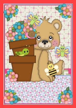 Garden Bear by Julie McGregor