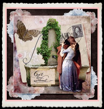 7.5 x 7.5 Card Topper in My Dreams by Julie McGregor