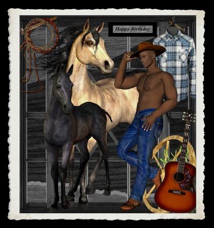 Country Western Topper with Decoupage by Julie McGregor