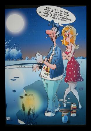 Fish Supper Dude by Julie McGregor