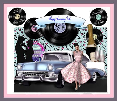 Oldies Anniversary Bluetopper by Julie McGregor