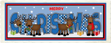 Rudolf & Friends Christmas Large Dl by Julie McGregor