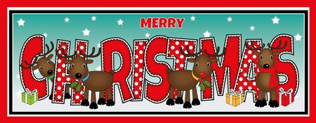 Rudolf & Friends Christmas Large Dl 2 by Julie McGregor