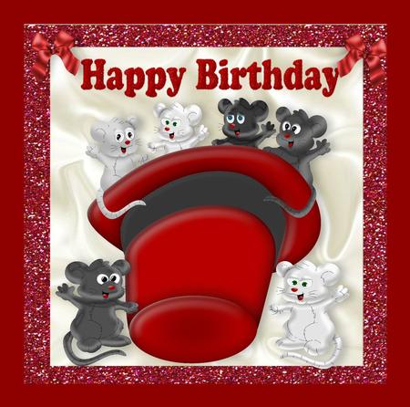 Room for Two More! Cheeky Mice in a Top Hat by Julie McGregor