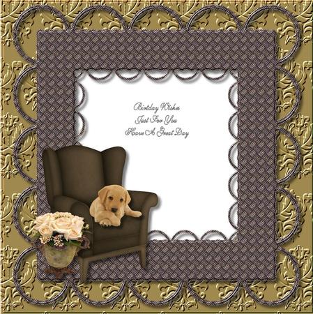 Insert Male Card Puppys by Julie McGregor