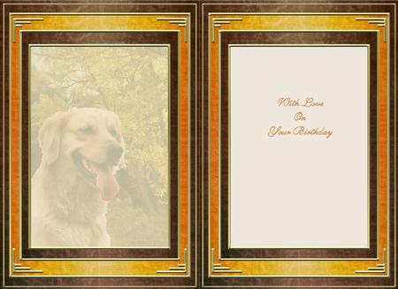 Golden Retriever Insert by Julie McGregor