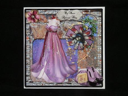 Urban Chick Fashion Topper with Decoupage by Julie McGregor