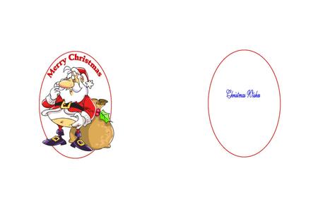 Santa Has a Beer Belly Insert by Julie McGregor