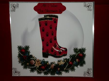 6 Pairs of Patterned Wellington Boots Cu by Julie McGregor
