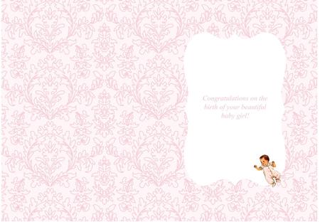 A Beautiful Baby Card Insert by Julie McGregor